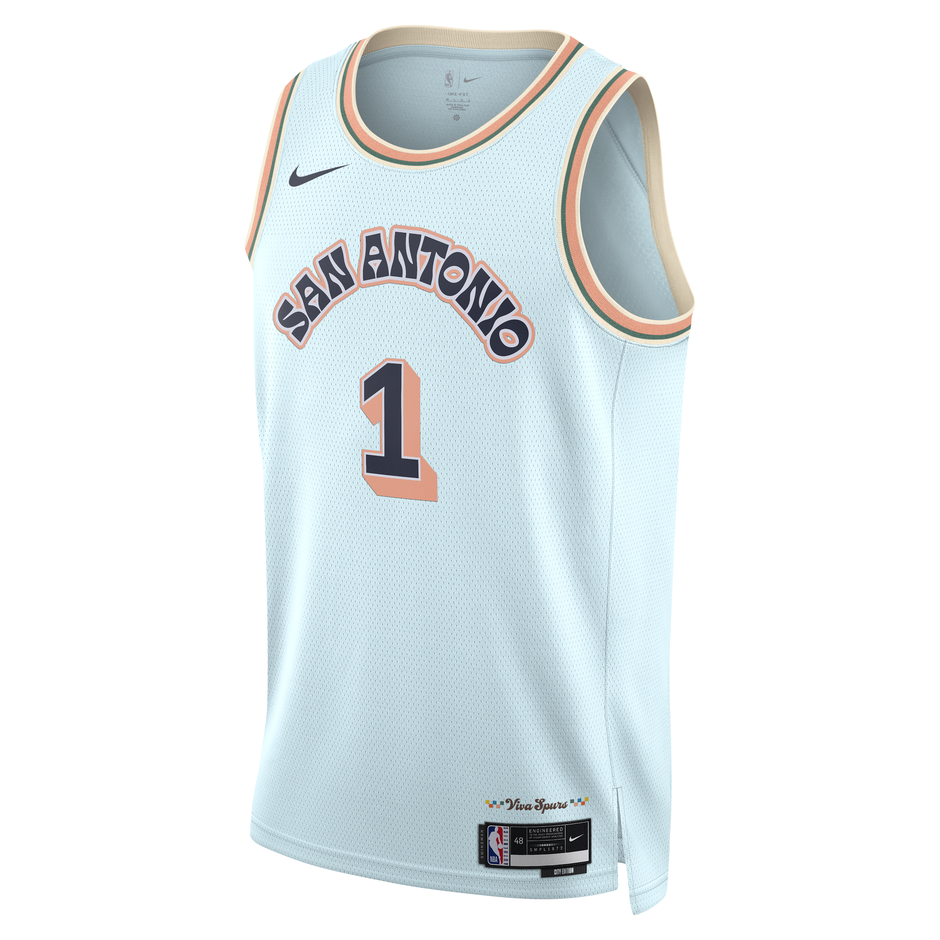 San Antonio Spurs Toddler Nike 2023-2024 City Edition Victor